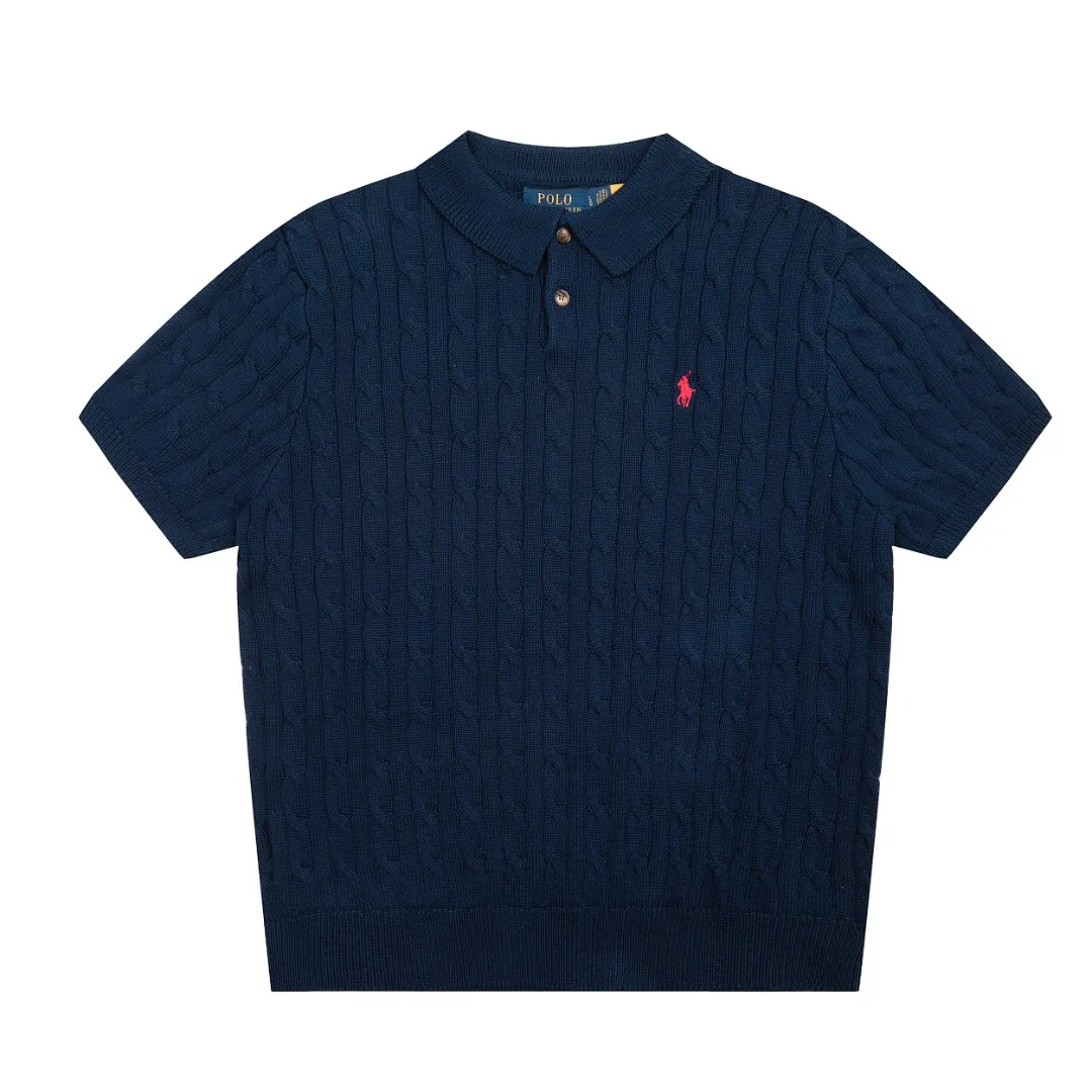 🅿️186 "Top quality" Style number: DS062# (not off the shelves all year round) [Ralph Lauren men's POLO lapel solid color pony embroidered logo knitted short sleeves] ✅Ralph Lauren Ralph Lauren classic basic lapel POLO men's all-season knitted short sleeves ✅Main supplier platform live broadcast Wholesale entity Replacement when out of stock Not off the shelf ✅ZP quality 1:1 version Scan the code to enter the GF website Counter quality ✅Details and quality are the only one in Guangzhou. Imported quality cotton yarn, focusing on high-end, cost-effective. Needless to say good quality. ✅The version restores the original version. The maximum size can be worn up to 200 pounds. Loose, comfortable and stress-free. ✅The upper body is simple and easy to match. A must-have for men. Good-looking clothes are never picky. A must-have for men's wardrobe. Size: S-XL. Color: Black, White, Gray, Khaki, Navy Blue, Gentleman's Lake Blue.